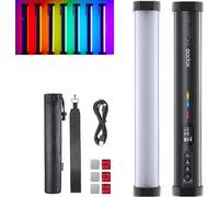 Godox TL30 RGB Vidéo Tube Lampe, 2700K-6500K RGB Lampe Vidéo à LED Tube Light, Luminosité 0% à 100% Réglable avec 13 FX Effects CRI97+/TLCI99+ pour Tiktok,Youtube,Vlog,Photographie