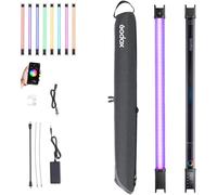 Godox TL60 RGB Vidéo Tube Lampe, 60cm 2700K-6500K RGB Lampe Vidéo à LED Tube Light, CRI96+ TLCI98+ Luminosité 0% à 100% Réglable avec 13 FX Effects