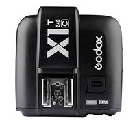GODOX Transmetteur LCD sans Fil 2.4G E-TTL X1T-C/N/S/O/F S'Applique De ManièRe RéSolue à La CaméRa Canon EOS/Nikon DSLR/Sony/Olympus Panasonic/Fujifilm - Noir (C)