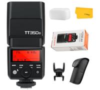 Godox TT350C Flash pour Appareils Photo Canon, 2.4G GN36 TTL Flash Speedlite HSS 1/8000s, Environ 210 Flashes à Pleine Puissance, Temps de Recyclage 0.1 à 2.2s, Externe Flashes pour Canon Caméra