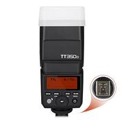 Godox TT350C TTL Flash Canon, 2.4G 1/8000s HSS GN36 Mini Speedlite, 2500mAh 210 Fois flashs à Pleine Puissance pour Canon DSLR Caméras