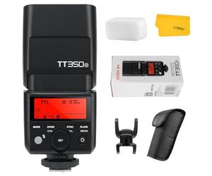 Godox TT350O TTL Flash pour Olympus/Panasonic, 2.4G sans Fil GN36 1/8000s HSS Speedlite pour Appareil Photo Olympus E-P5 E-P3 Pen-F E-M10II E-M5II et Panasonic DMC-GX85 DMC-G7 DMC-GF1 DMC-LX100