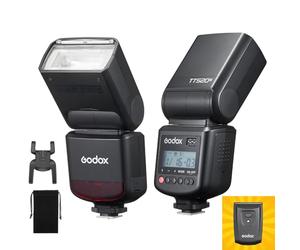 GODOX TT520 III Flash Speedlite universel déclencheur sans fil GN33 433 MHz, modes S1/S2, 8 niveaux de puissance, Canon, Nikon, Pentax