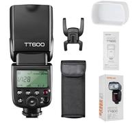 Godox TT600 2.4G Wireless Camera Flash Speedlite with Diffuser, Master/Slave GN60 Manual Flash, HSS When paired Off Camera with Godox X Trigger System for Canon Nikon Pentax