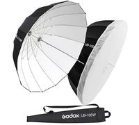 Godox UB-105W Parapluie parabolique réfléchissant profond 105 cm Intérieur blanc Parapluie doux avec couvercle diffuseur pour photographie vidéo studio prise de vue
