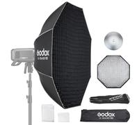 Godox UL Boîte à lumière avec diffuseur en treillis, 150 cm, montage rapide avec support Bowens, éclairage photo compact, boîte à lumière Godox pour photographie, flash, lumière continue, flash