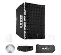 Godox UL-Box Softbox 60x60cm avec Monture Bowens | Soft Box Pliable Rapide 24" avec Grille Nid d'abeille et Diffuseur pour Studio LED Lampe & Strobe Flash