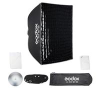 Godox UL-Box Softbox Carré 35”/90cm avec Monture Bowens | 90x90cm Pliage Rapide Softbox Pliable avec Grille, Diffuseur pour Godox SMALLRIG/Neewer/Aputure