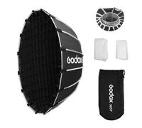 Godox Umbrella softbox with Honeycomb, Removable, Folding softbox with Bowen Holder, diffusers for Photography, Speedlite, Studio Flash, monolight (65CM)