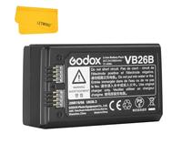 GODOX V1 Batterie VB26B VB26A VB26 Remplacement pour V1S V1C V1N V1F V1O V1P V860III-S V860III-C V860III-N V860III-F V860III-O V850III AD100Pro Flash Speedlite