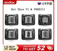 Godox V1 Flash Speedlite remplacer les accessoires de chaussure chaude pièces de réparation Flash remplacement de chaussure chaude pour V1 V860III Sony Canon Nikon V1F for Fuji