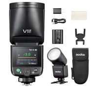 Godox V1 Mid F Flash pour Fuji, 55Ws Flash TTL avec Écran Tactile