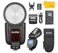 Godox V1 Pro C V1Pro-C Flash pour Canon, TTL 2.4G sans Fil Speedlite HSS 1/8000s, 500 Flashes à Pleine Puissance, Charge par Type-C, Lampe Pilote LED, Externe Flash pour Appareil Photo Canon