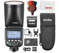GODOX V1 Pro C V1PRO-C V1Pro TTL Lithium ION Round Head Camera Flash Compatible avec Canon 76ws HSS 1 / 8000S Batterie au Lithium intégrée Lampe de Style LED innovante Flash Externe Su-1