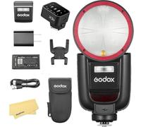 Godox V1 Pro S V1Pro S Flash avec X3-S Déclencheur de Flash pour Sony,76Ws 2.4G TTL 1/8000 HSS,500 Flashs à Pleine Puissance,Temps Recyclage 1.3s,Batterie Li-ION 2980mAh,Lampe de Modélisation LED