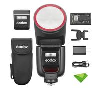 Godox V1 V1Pro N FlashTTL Speedlight, 1/8000 HSS 500 flashs pleine puissance, temps de recyclage de 1,3 s, sans fil 2,4 G avec flash externe SU-1 (Godox V1Pro-N version USA)
