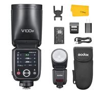 Godox V100 C V100C Flash pour Appareil Photo Canon, 100Ws TTL HSS 1/8000s, Touchscreen Control, 400 Flashs à Pleine Puissance, 2.4G sans Fil Speedlite Flash Externe pour Photographie