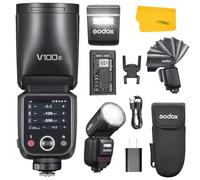 GODOX V100 S V100S Flash pour Appareil Photo Sony, 100Ws TTL 2.4G sans Fil Sony Speedlite HSS 1/8000s, 400 Flashs à Pleine Puissance, Lampe de Modélisation LED, Flash Externe pour Photographie