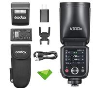 Godox V100 V100C V100-C Flash TTL 100 WS pour Canon, 400 flashs à Pleine Puissance, Temps de Recyclage de 1,7 s, sans Fil 2,4 G avec Flash Externe, Flash à écran Tactile (Godox V100C)