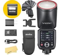 Godox V100C V100 C Flash à tête Rondeappareil Photo pour Canon Flash Speedlite Speedlight