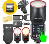 Godox V100S V100 S Ronde Tête Caméra Flash for Sony Caméra Flash Speedlite