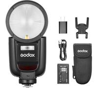 Godox V1Pro-C Flash pour Canon, avec Flash Détachable SU-1, V1 Pro-C Flash Charge par Type-C, 1/8000s HSS TTL Speedlight 2.4G sans Fil pour Photographie/Mariage/Paysage