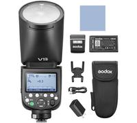 GODOX V1ProS Flashs pour appareils Photo sans Fil, HSS 1/8000 s, Mode Flash M/TTL, Flash 1,3 s avec Flash secondaire Amovible, Compatible avec Les appareils Photo Sony