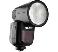 Godox V1S Tête ronde Blizt pour appareil photo, HSS sur flash pour appareil photo Sony DSLR avec batterie au lithium pour Sony a7RII a7R a58 a99 a7RIII a7R3 a9 a77II a77 a350 ILCE6000L