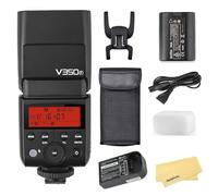 Godox V350F Flash Speedlite pour Fujifilm,2.4G 7.2V/2000mAH Batterie Li-ION,0.1s-1.7s Temps de Recharge,pour Fujifilm X-ProZ X-T20 X-T2 X-T1 X-T50 X-Pro1 X-T10 X-A3 X100F X100T Etc