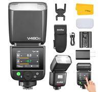 Godox V480 F V480-F Flash TTL pour Fujifilm, Speedlite sans Fil 2.4G avec HSS 1/8000s, écran Tactile Couleur 2.0", Batterie Li-ION, 650 éclairs à Pleine Puissance, Lampe Pilote à 10 Niveaux