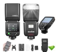 Godox V480 F V480-F TTL Flash pour Les caméras Fuji avec déclencheur Flash XPRO-F, GN50 1/8000 HSS, Temps de Recyclage 1,7, 2,4g sans Fil, 7.2V / 2200mAh Li-ION Batteryscreen Tactile
