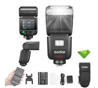 Godox V480 N V480-N TTL Flash pour appareils Photo Nikon, GN50 1/8000 HSS, Flash Pleine Puissance 650, Temps de Recyclage 1,7 s, 2,4 GHz sans Fil, Batterie Li-ION, écran Tactile