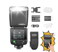 Godox V480 O TTL Flash Speedlite GN50 HSS 1/8000s Système sans fil 2,4 GHz X Lampe LED 2 en 1 avec écran tactile, tête de rebond flexible, diffuseur pour appareils photo Olympus