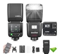 Godox V480 O V480-O TTL Flash pour Les caméras Panasonic Olympus avec déclencheur X2T-O, GN50 1/8000 HSS, Temps de Recyclage de 1,7, 2,4g sans Fil, lumière de modélisation intégrée, Li-ION Battery