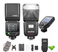 Godox V480 O V480-O TTL Flash pour Les caméras Panasonic Olympus avec déclencheur XPRO O, GN50 1/8000 HSS, 1,7s de Recyclage, 2,4g sans Fil, lumière de modélisation intégrée, LI-ION Batter Battery