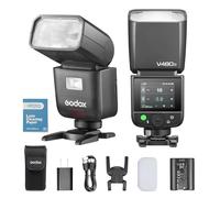 GODOX V480N Caméra Flash Speedlite, GN50 2.4 G 1/8000 HSS, V480 N Flash à écran Tactile TTL Tête Flash Réglable Compatible avec Nikon Caméra