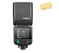 Godox V480N Flash TTL pour Nikon Appareil Photo, Speedlite, Batterie Li-ION 7,2 V/2200 mAh, 2,4 GHz HSS 1/8000s, 650 Flashs à Pleine Puissance, Temps de Recharge de 1,7s, Lampe Pilote LED 10 Niveaux