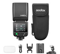 GODOX V480N TTL Flash pour appareil photo Nikon, GN50 Speedlite 650, nombre de flash 1/8000s HSS 1,7 s, temps de recharge, lumière LED intégrée 5600 K avec diffuseur, compatible avec les appareils