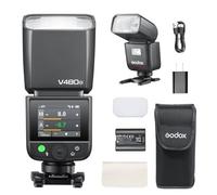 Godox V480O Flash TTL pour Appareil Photo Olympus/Panasonic, GN50 Speedlite Tactile Écran Flash, HSS 1/8000s USB-C Charge Support 650 Fois Flashs avec Modeling Lampe
