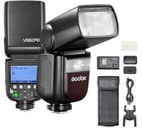 Godox V860III-C TTL Flash Puissant, 76Ws GN60 HSS 1/8000s 2.4G sans Fil Speedlite avec Grand Batterie Li-ION et 10 Levels LED Modeling Lampe pour Caméra Canon