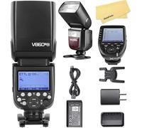 GODOX V860III-N Flash pour Appareil Photo Nikon Flash Speedlight Speedlite, 2.4G HSS 1/8000s, Déclencheur de Flash XPro-N, 480 Flashs Pleine Puissance, Batterie 2600mAh, Temps de Recyclage 0.01-1.5s
