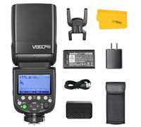 Godox V860III-N TTL Flash pour Nikon, 2.4G Externe Flash 1/8000s HSS Speedlite, 10 Levels LED Modeling Lamp, 480 Flashs Pleine Puissance,Compatible pour Nikon Caméra(Godox V860II-N Version Améliorée)