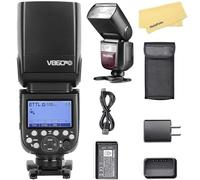 Godox V860III-O Flash 76Ws 2.4 G TTL HSS 1/8000,Compatible avec Olympus Panasonic,480 Flashs Pleine Puissance,Batterie Li-ION 7.2V/2600mAh,Temps Recharge 0.01-1.5s,Lampe Modélisation LED 10 Niveaux