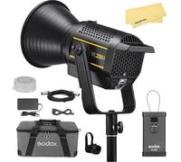 Godox VL200 II VL200-II VL200II Lampe Vidéo LED 215W,Eclairage Continu Professionnel à Monture Bowens,5600±200K CCT,IRC/TLCI Elevé de 96+,8 Effets Intégrés,pour Studio et Photographie en Extérieur