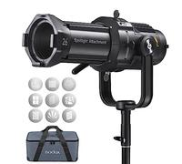 Godox VSA-26K Spotlight Attachment Kit, Snoot Conique avec lentille de Projection 26° et 9 gobos pour Flash et Video Light (VSA-26K)