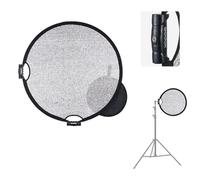 Godox W-RFT55 Réflecteur Pliable Résistant au Vent - 22 Pouces Portable avec Poignées Érgonomiques et Prise Filetée 1/4"-20, Stable Extérieur & Studio