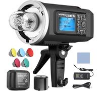 Godox WITSTRO AD600BM Flash Extérieur Stroboscopique 600WS GN87 HSS 1/8000s 2.4G système X sans Fil avec Batterie Li-ION 9000mAh Supporte Canon E-TTL II, Sony et Autres TTL