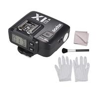 GODOX X1R-C Récepteur Flash à Distance sans Fil 32 Canaux TTL 1/8000s Compatible avec Appareils Photo Canon Kit de Nettoyage 3 en 1 avec Gants Antistatiques, Brosse d'objectif, Chiffon de Nettoyage