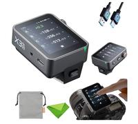 Godox X3 Pro-N Déclencheur sans Fil de Flash TTL pour Appareils Photo Nikon, Émetteur sans Fil 2.4G avec Écran Tactile et Contrôle par APP Bluetooth, Batterie Lithium-ION Intégrée, Écran OLED HD