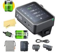 GODOX X3 Pro O X3PRO O Déclencheur de Flash sans Fil 2,4 GHz TTL pour Olympus Panasonic Appareils Photo,3,87V/2930mAh,Ecran Tactile LCD 2,4 Pouces,Contrôle Bluetooth et Application,Mise à Niveau X3-O